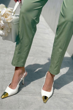 Брюки PRATA wear S035 зеленый - фото 5