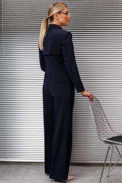 Брюки, жакет Мода Юрс 25-2917-1 синий - фото 5