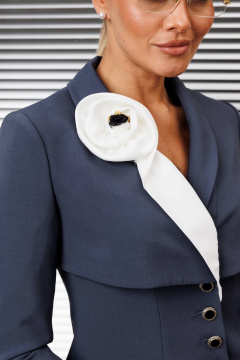 Брюки, жакет Мода Юрс 25-2917-1 графит - фото 4