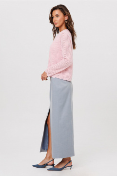 Юбка Butеr 2987 серо-голубой - фото 4