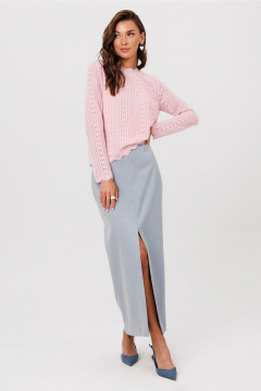 Юбка Butеr 2987 серо-голубой - фото 3