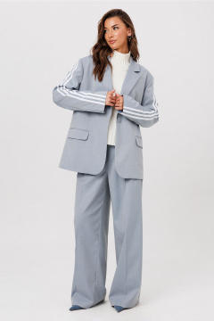 Жакет Butеr 3116 серо-голубой - фото 3