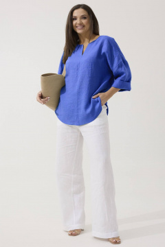 Блуза Ma Сherie 1162 сине-фиолетовый - фото 3