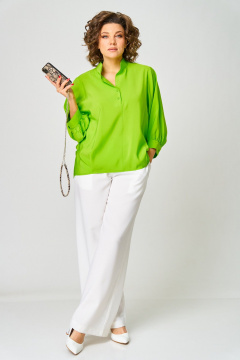 Брюки, рубашка Danaida 2216 зеленый/белый - фото 1