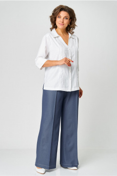 Блуза Andina city 5033-25 белый - фото 2