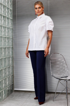 Блуза Мода Юрс 2916bl белый - фото 5