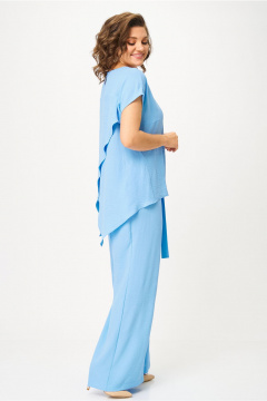 Блуза, брюки Andina city 9075-25 небесно-голубой - фото 2