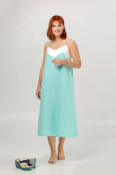 Сарафан Соджи 652 бирюзовый - фото 5