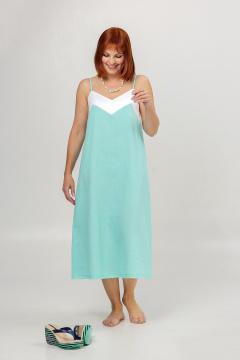 Сарафан Соджи 652 бирюзовый - фото 3