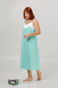Сарафан Соджи 652 бирюзовый - фото 2