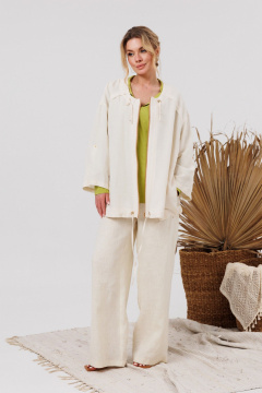 Брюки AMORI 5215Д топленое_молоко - фото 4