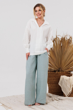 Блуза AMORI 6476 молоко - фото 3