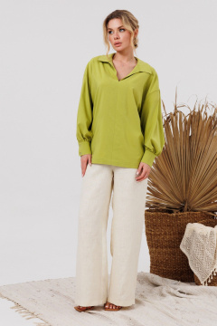 Блуза AMORI 6477 горчица - фото 3