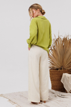 Блуза AMORI 6477 горчица - фото 4