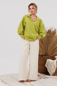 Блуза AMORI 6477 горчица - фото 1