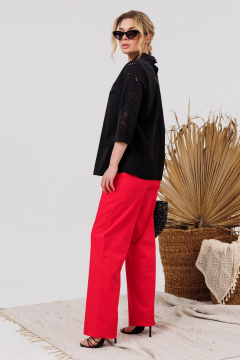 Блуза AMORI 6478 черный - фото 4