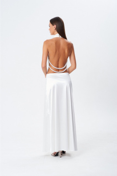 Платье Lady Line 1605 молочный - фото 2