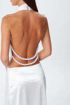 Платье Lady Line 1605 молочный - фото 4