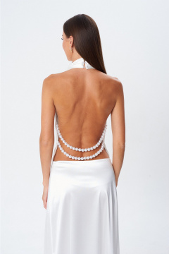 Платье Lady Line 1605 молочный - фото 3