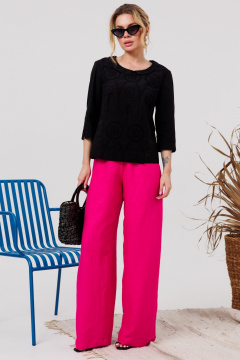 Блуза AMORI 6480 черный - фото 3