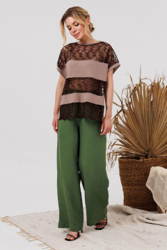 Блуза AMORI 6481 капучино - фото 4