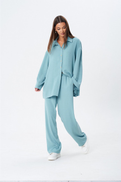Блуза, брюки Lady Line 1607 мята - фото 4