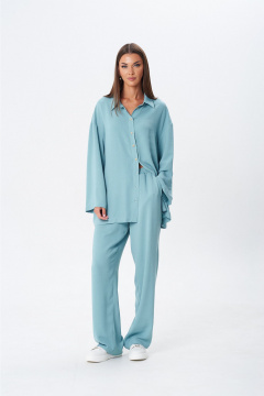 Блуза, брюки Lady Line 1607 мята - фото 3