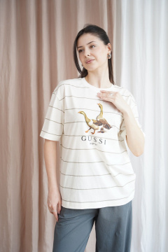 Джемпер Купалинка 658742.158-164 полоска - фото 3