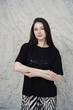 Брюки, джемпер Купалинка 657202.158-164 к.черный,набивка - фото 3