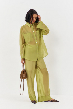 Блуза, брюки FLAIM 1166.01/1 фисташка - фото 5