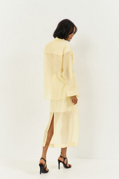 Блуза, юбка FLAIM 2008/1 желтый_сливочный - фото 5