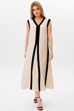 Платье Faufilure C1759 бежевый - фото 1
