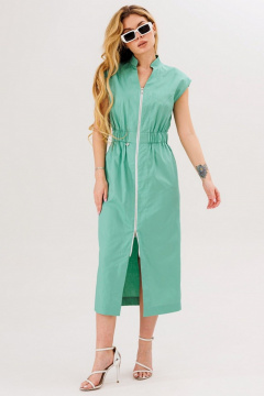 Платье Faufilure C1775 зеленый - фото 2