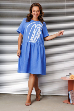 Платье INVITE 4071/1 голубой - фото 2