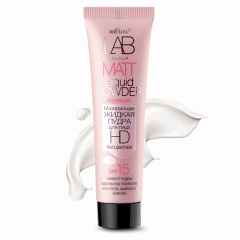 Пудра Belita LAB colour-Жидкая пудра бесцветная Матирующая д/лица - фото 1