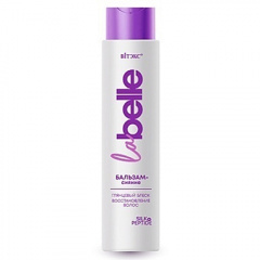 Бальзам-ополаскиватель Belita La Belle-БАЛЬЗАМ-сияние ГЛЯНЦЕВЫЙ БЛЕСК, ВОССТАНОВЛЕНИЕ ВОЛОС шелк+пеп - фото 1