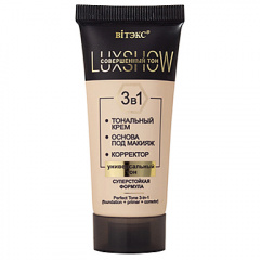 Крем тональный Belita LuxShow Совершенный тон 3в1 (крем тон+основа под мак.+корректор), унив - фото 1