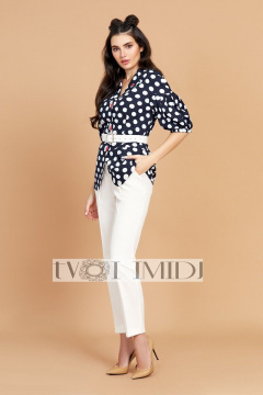 Твой имидж 1253 темно-синий+ белый