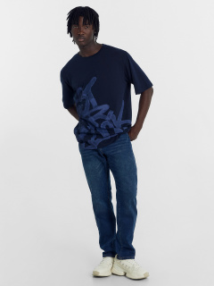 Футболка Mark Formelle 111925/24-4142П-5 синий_печать_Печать - фото 3