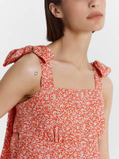 Топ Mark Formelle 112901/24-33233П-9 белые_цветы_на_фиесте - фото 4