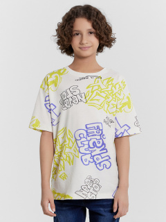 Футболка Mark Formelle 113384/24-27419П-0 граффити_на_молочном - фото 3