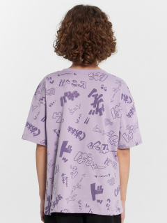 Футболка Mark Formelle 113384/24-27420П-0 текст_на_лаванде - фото 3