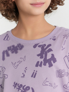 Футболка Mark Formelle 113384/24-27420П-0 текст_на_лаванде - фото 4