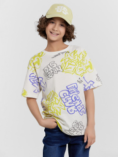Футболка Mark Formelle 113384/24-27421П-0 граффити_на_молочном - фото 1