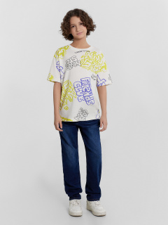 Футболка Mark Formelle 113384/24-27421П-0 граффити_на_молочном - фото 4