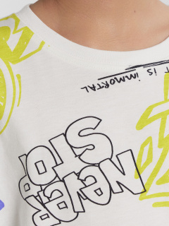 Футболка Mark Formelle 113384/24-27421П-0 граффити_на_молочном - фото 5