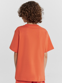 Футболка Mark Formelle 113433/24-26095П-0 оранжевый_терракот_печать_1_сл_на_пол_1сл_на_пол - фото 4