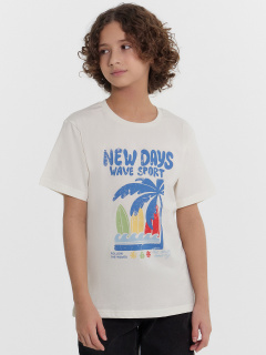 Футболка Mark Formelle 113433/24-26096П-0 св.молочный_печать1_2_сл_на_пол - фото 3