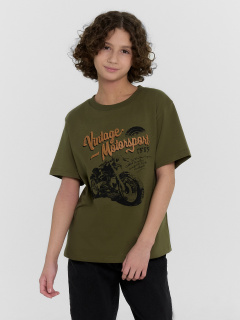 Футболка Mark Formelle 113433/24-26096П-0 темная_олива_печать_1_сл_на_пол - фото 5