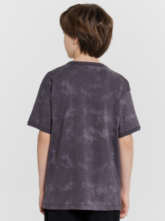 Футболка Mark Formelle 113448/24-32723ПП-0 серый_acid_wash_печать_3_сл_на_пол - фото 3